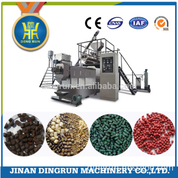 Hot selling animal pet feed pellet processing line for dog fish cat bird